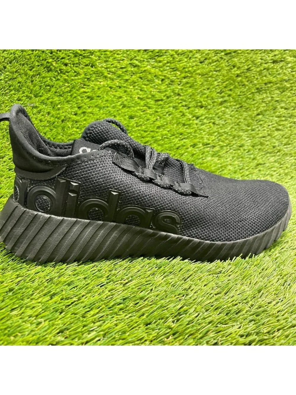 Adidas Kaptir 3.0 Mens Size 11.5 Black Athletic Running Training Shoes Sneakers